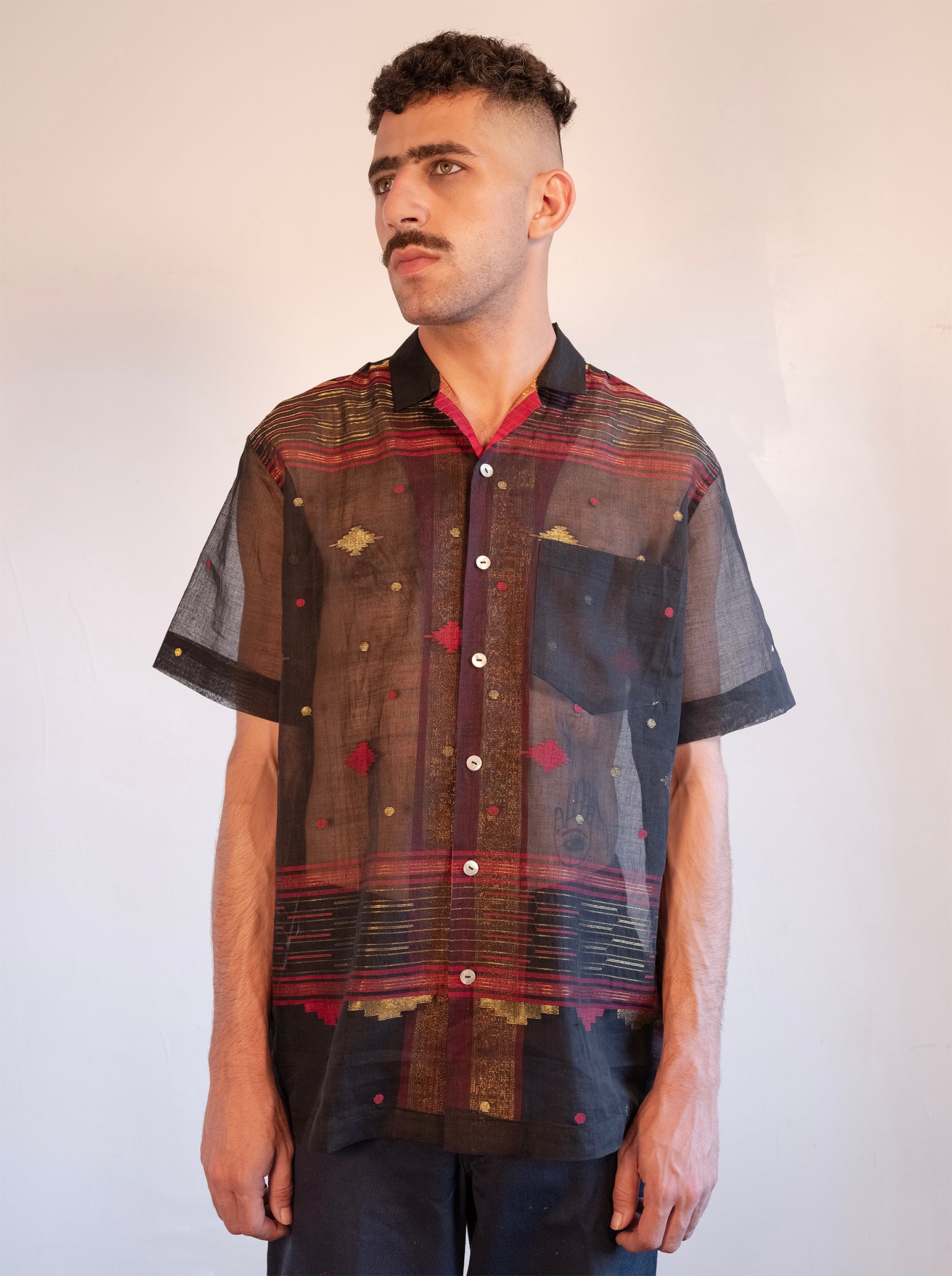 Vedavalli Sari Shirt 069