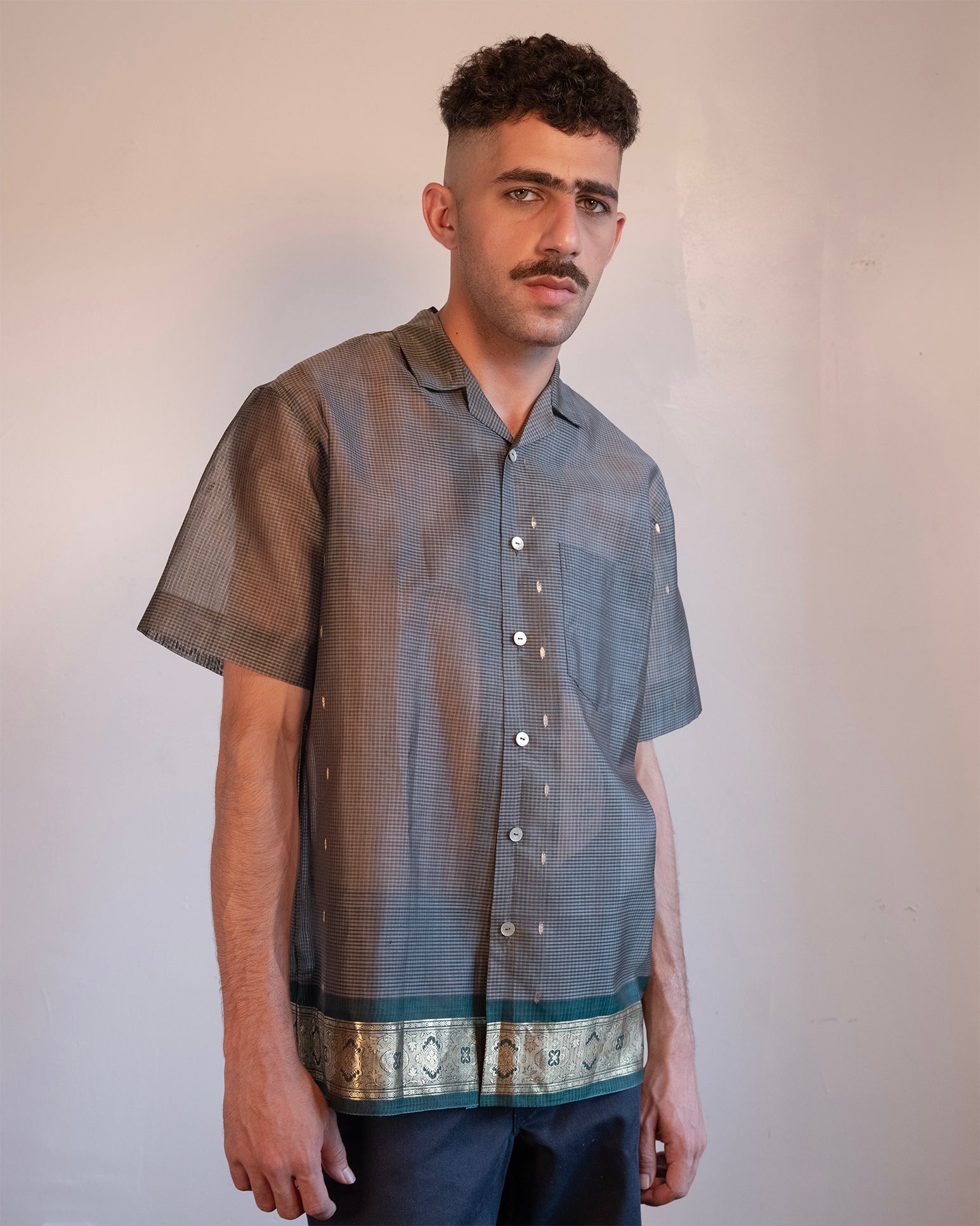 Vedavalli Sari Shirt 067