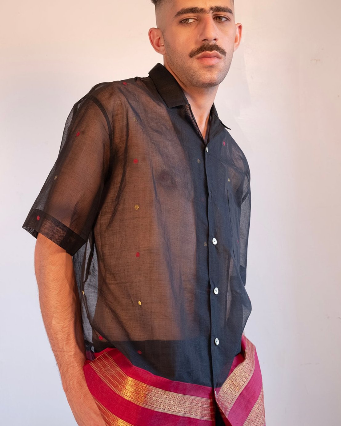 Vedavalli Sari Shirt 068