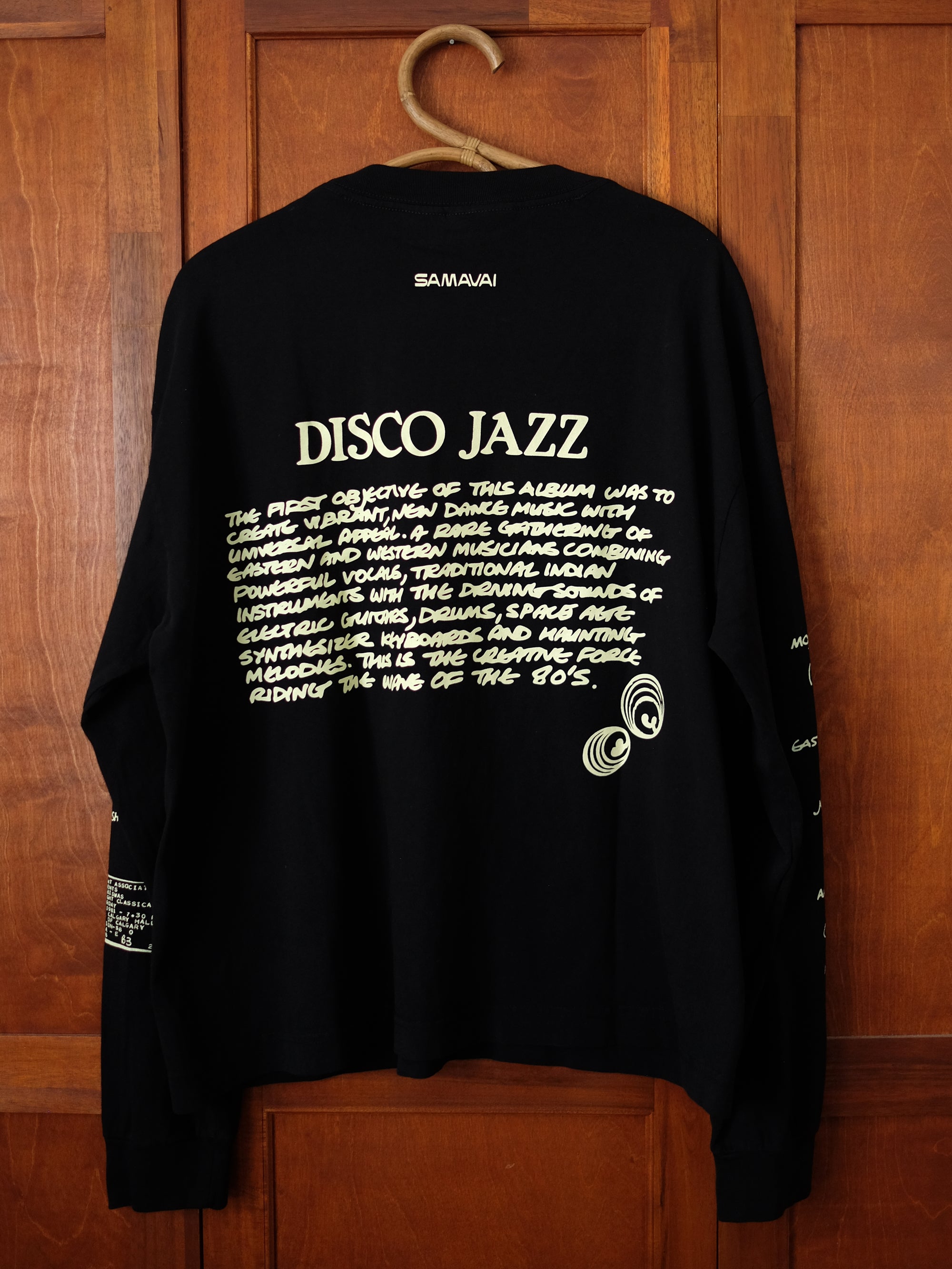 Liner Notes L/S Tee - Kohl Black