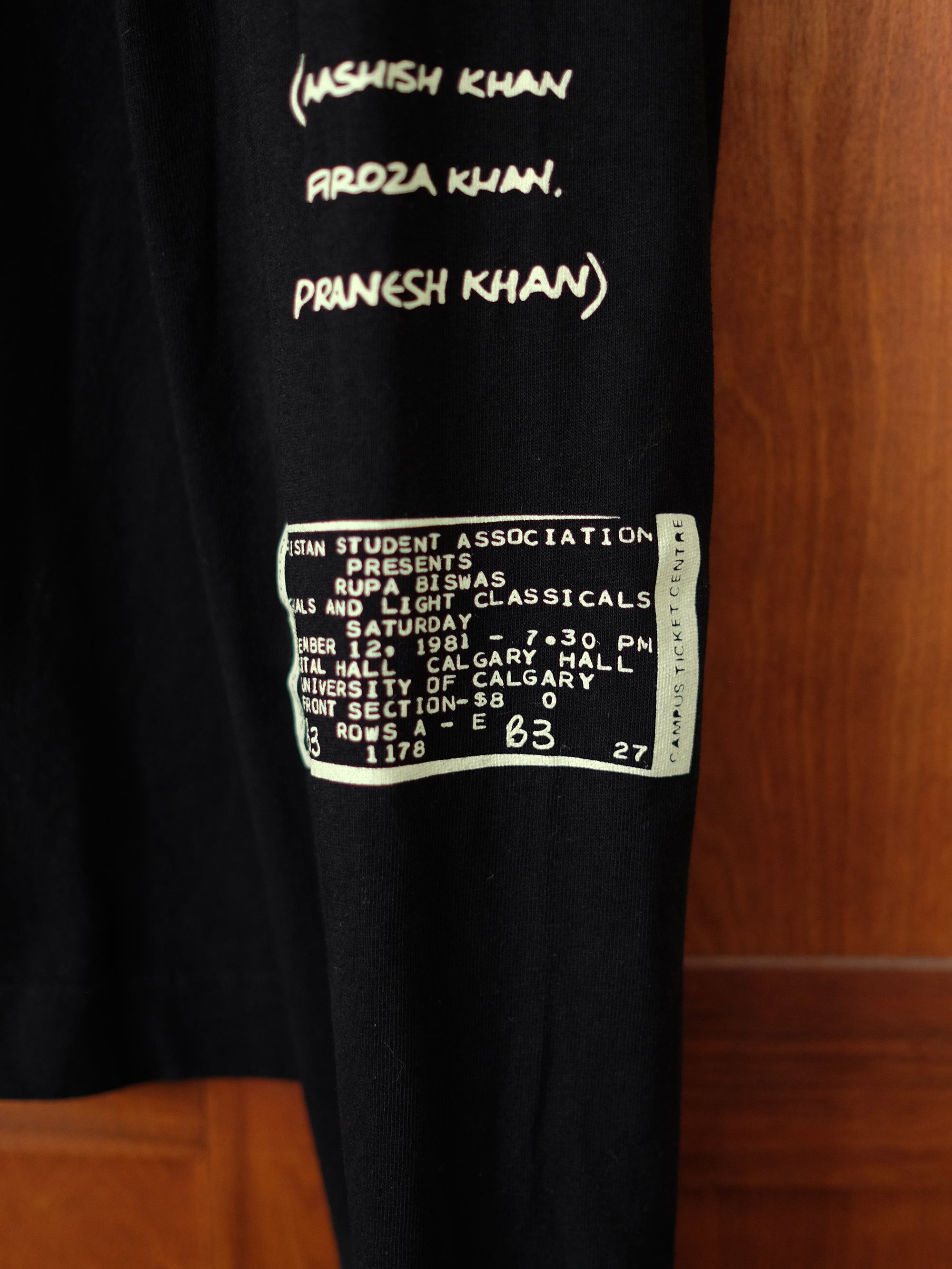 Liner Notes L/S Tee - Kohl Black