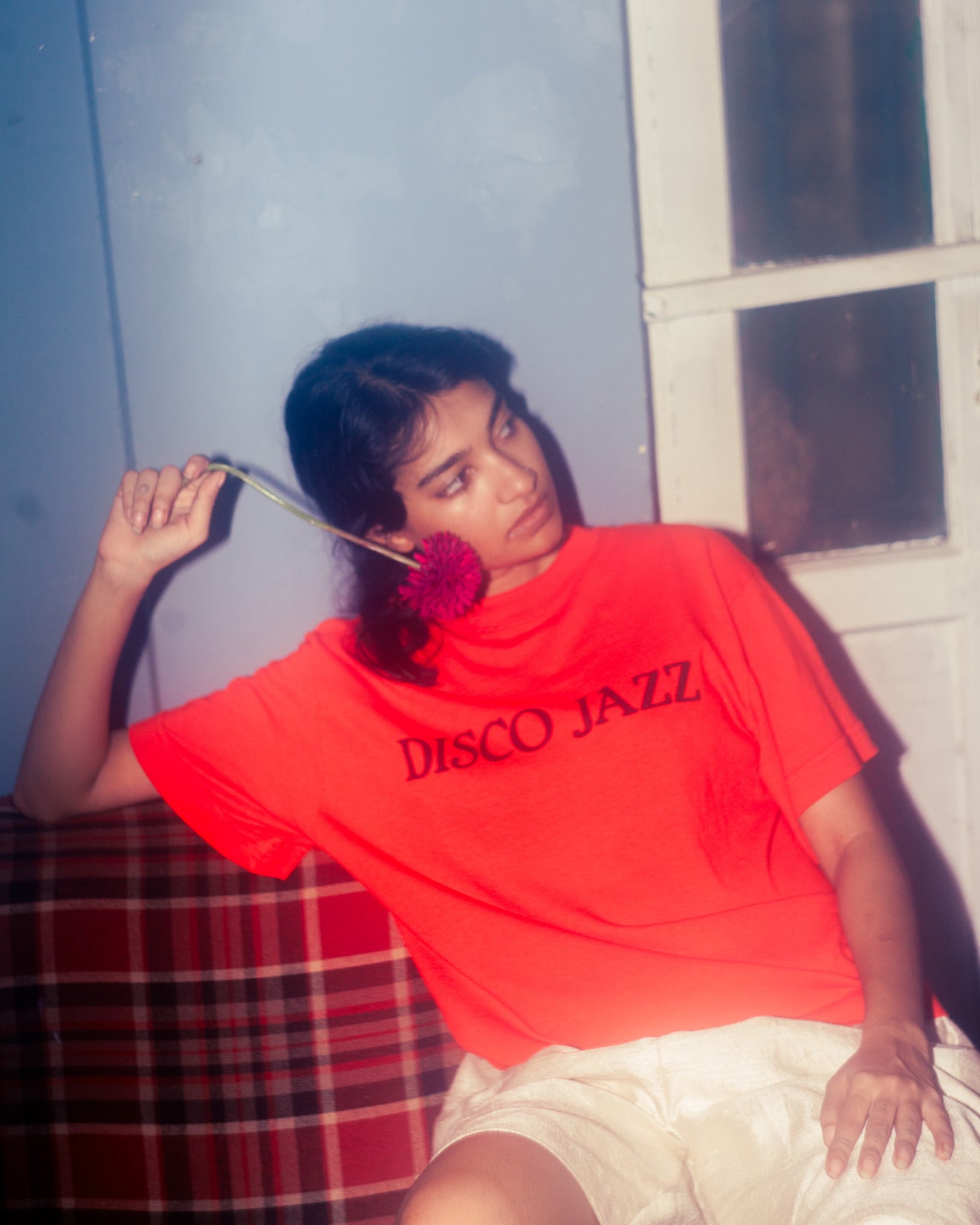 Disco Jazz Tee - Jalebi Orange