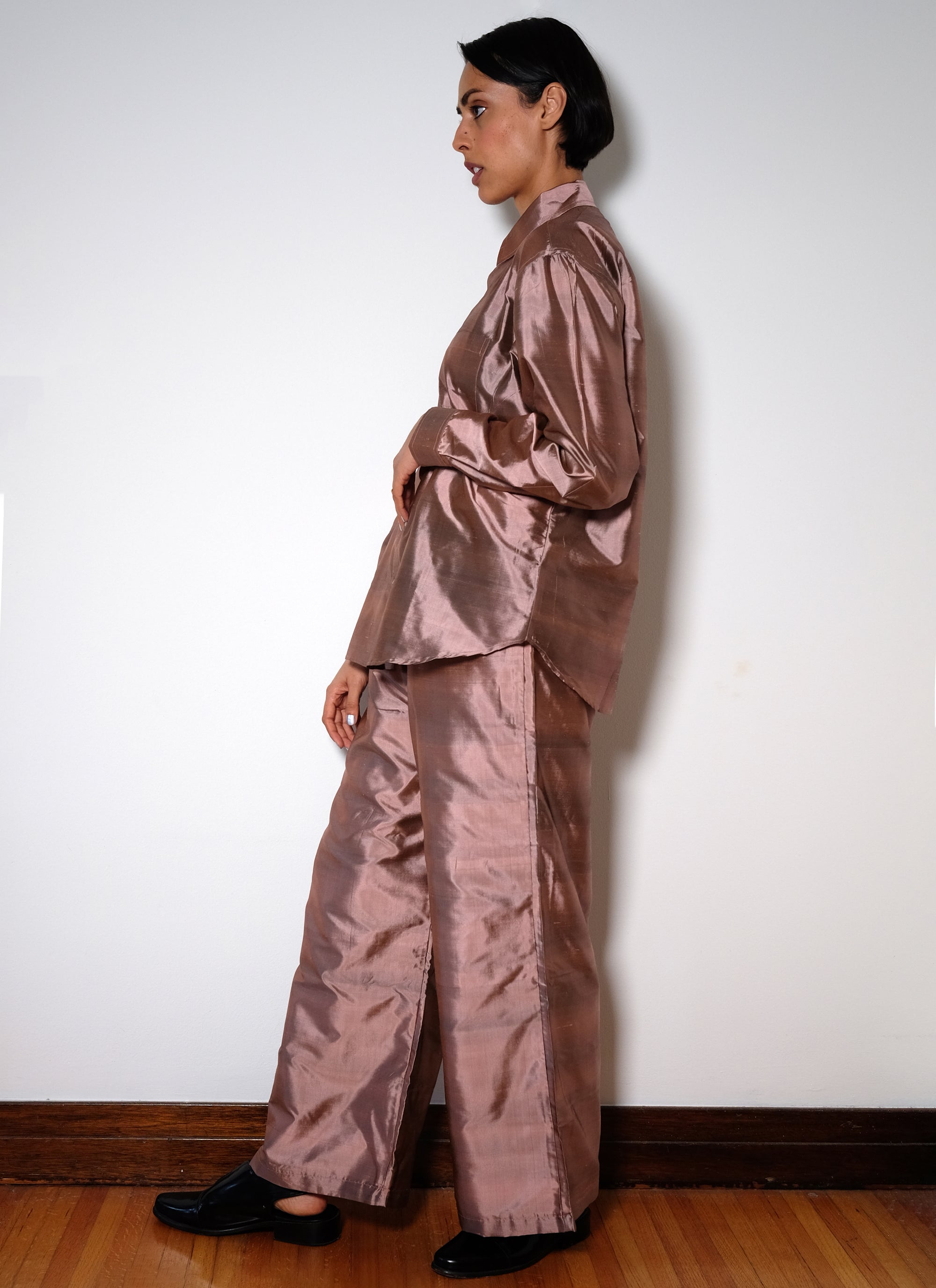 Marina Pant - Desert Rose Silk