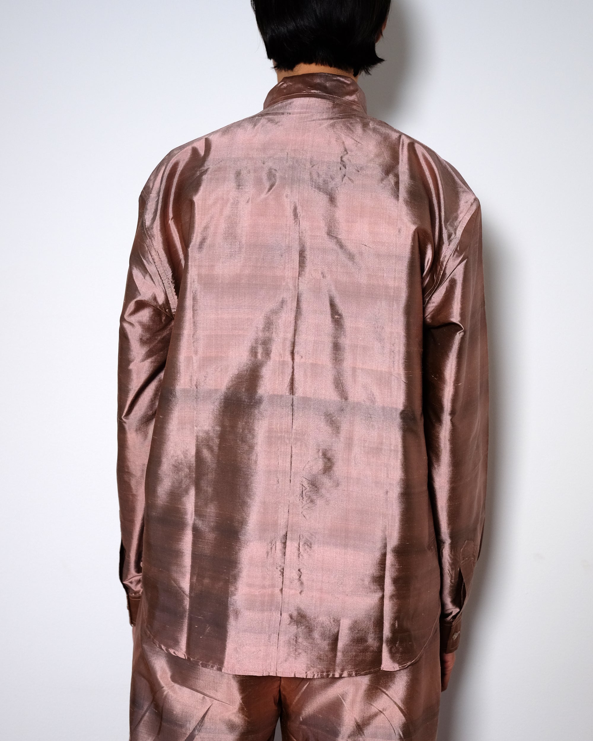 Adda Longsleeve Shirt - Desert Rose Silk