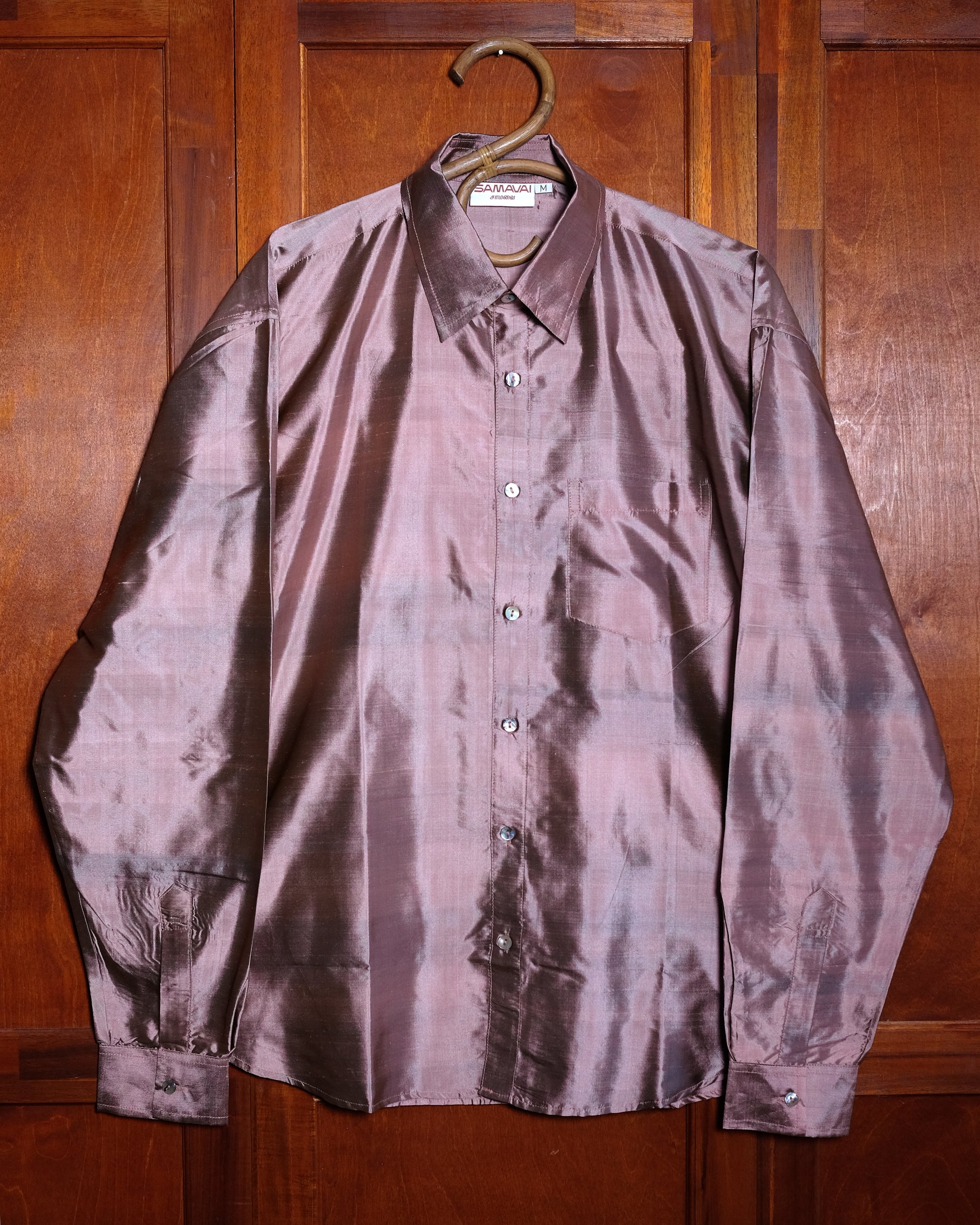 Adda Longsleeve Shirt - Desert Rose Silk