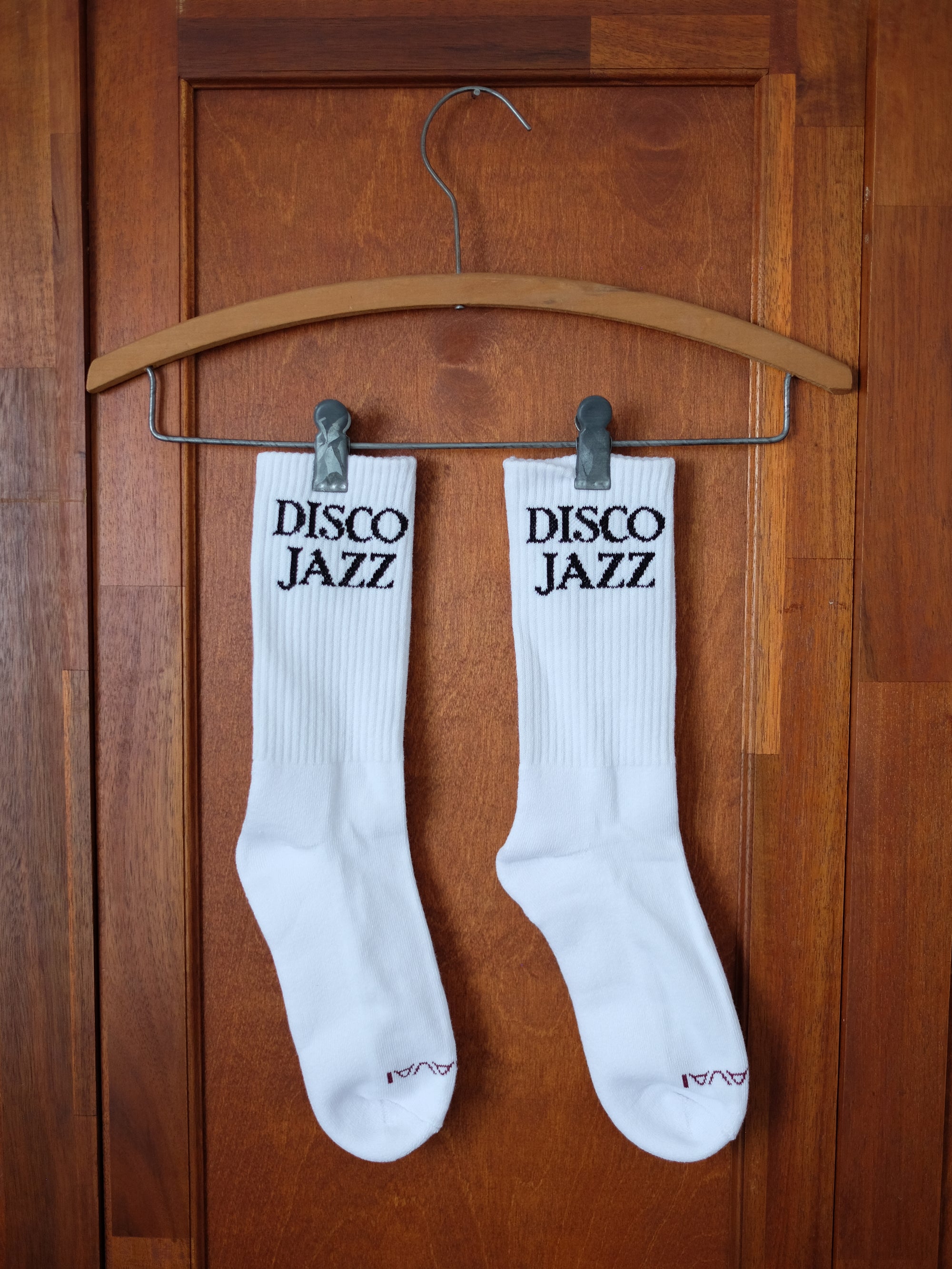 Disco Jazz Socks - Jasmine White