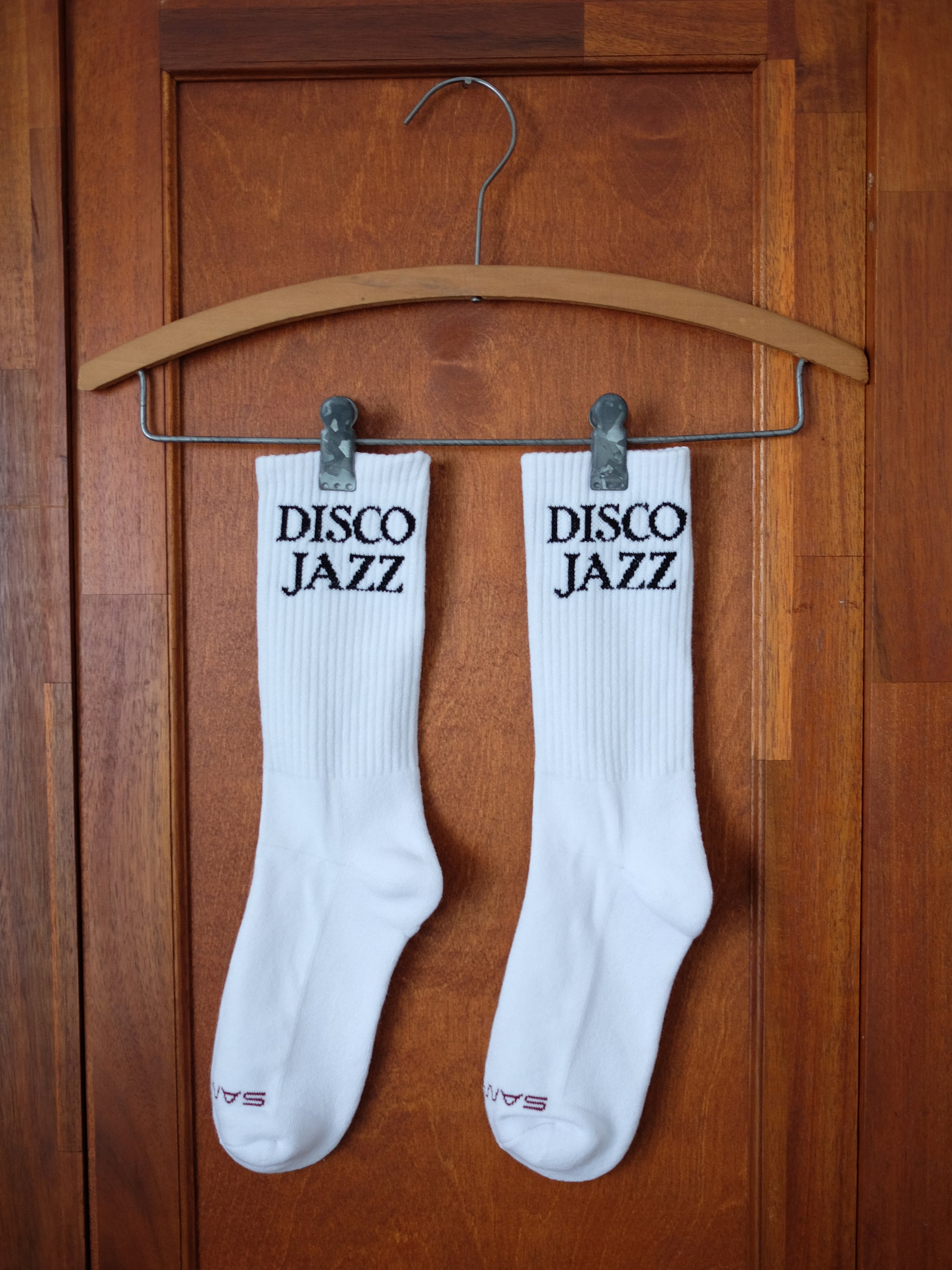 Disco Jazz Socks - Jasmine White
