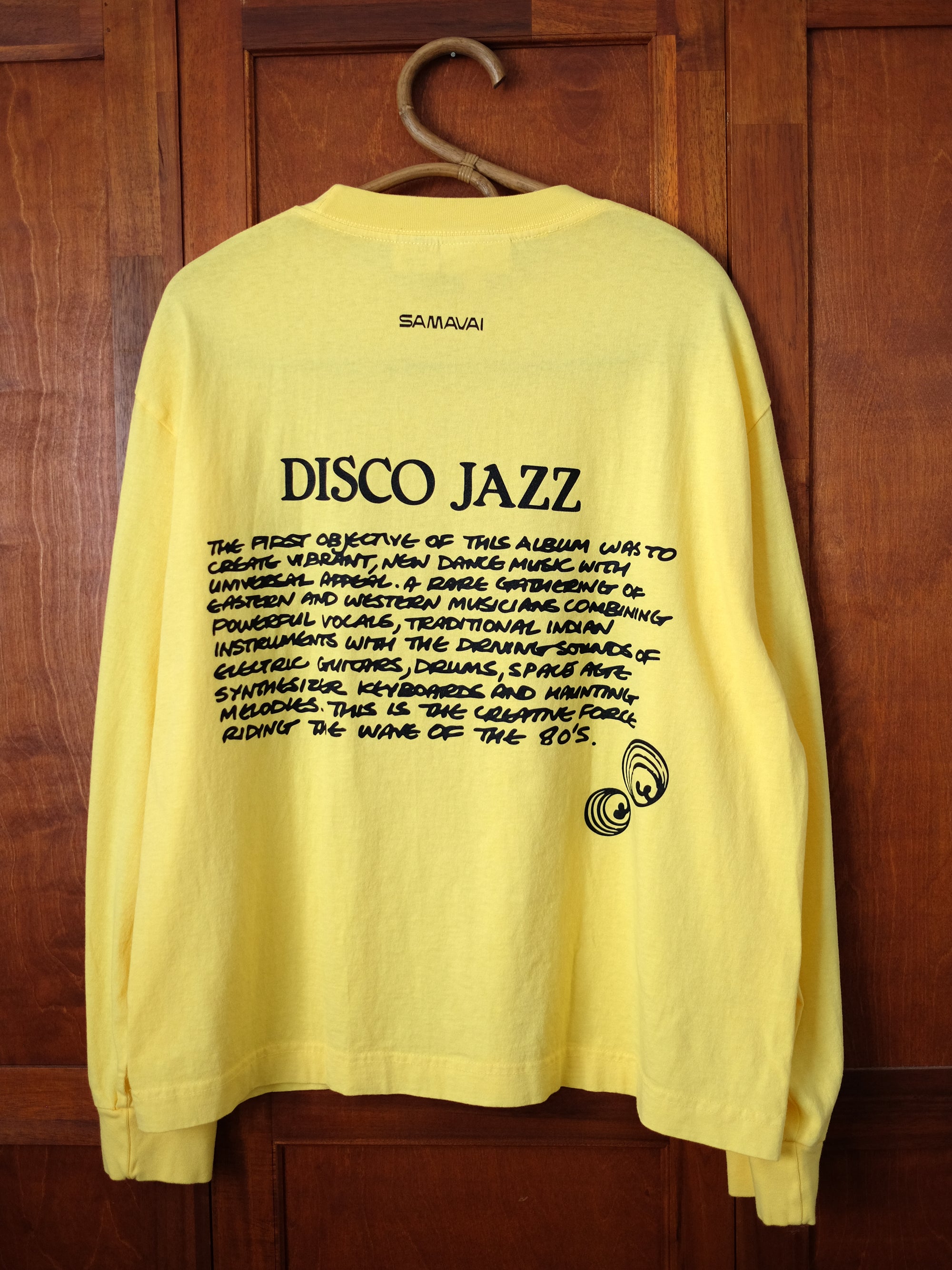 Liner Notes L/S Tee - Ghee Yellow