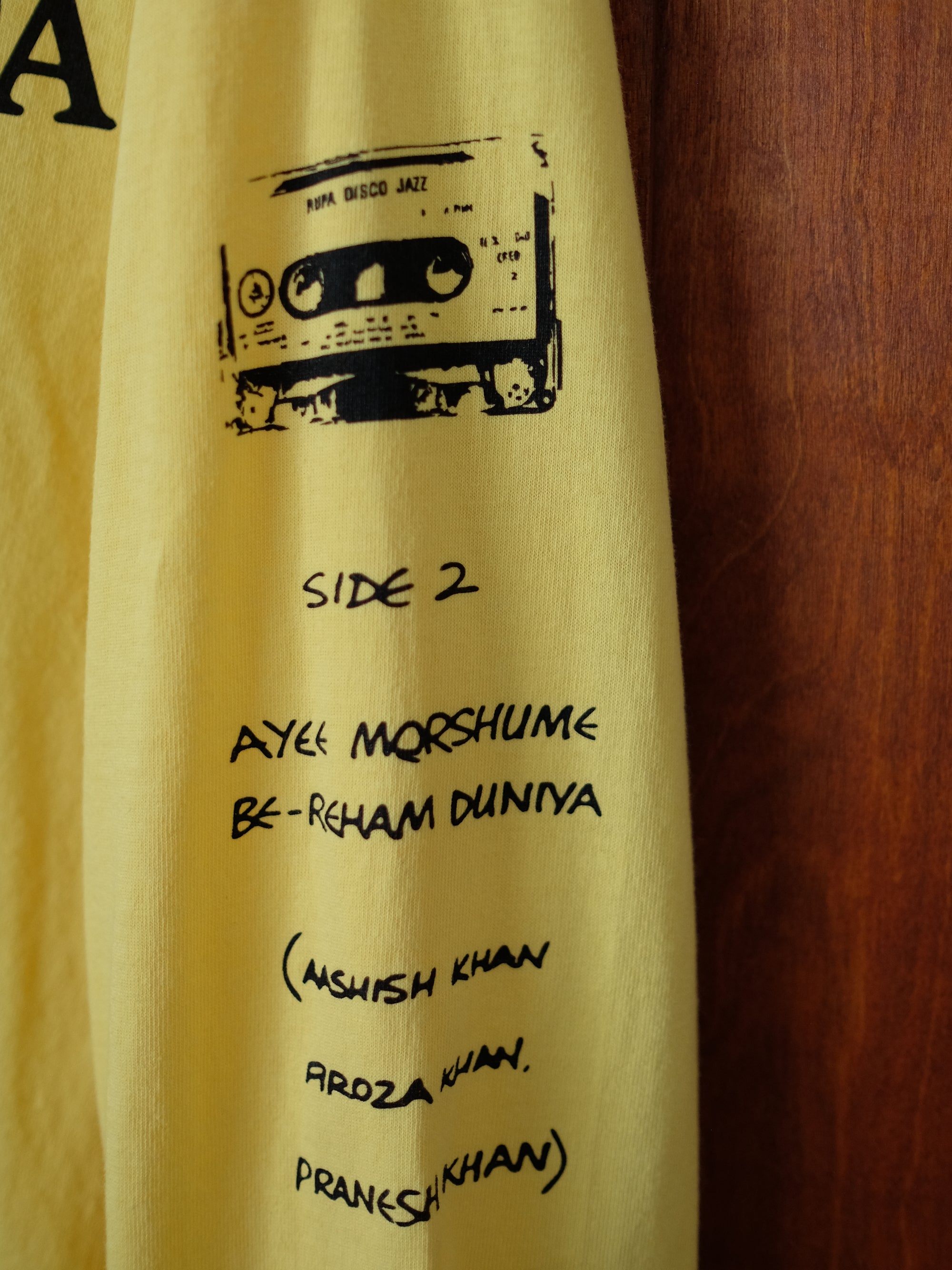 Liner Notes L/S Tee - Ghee Yellow