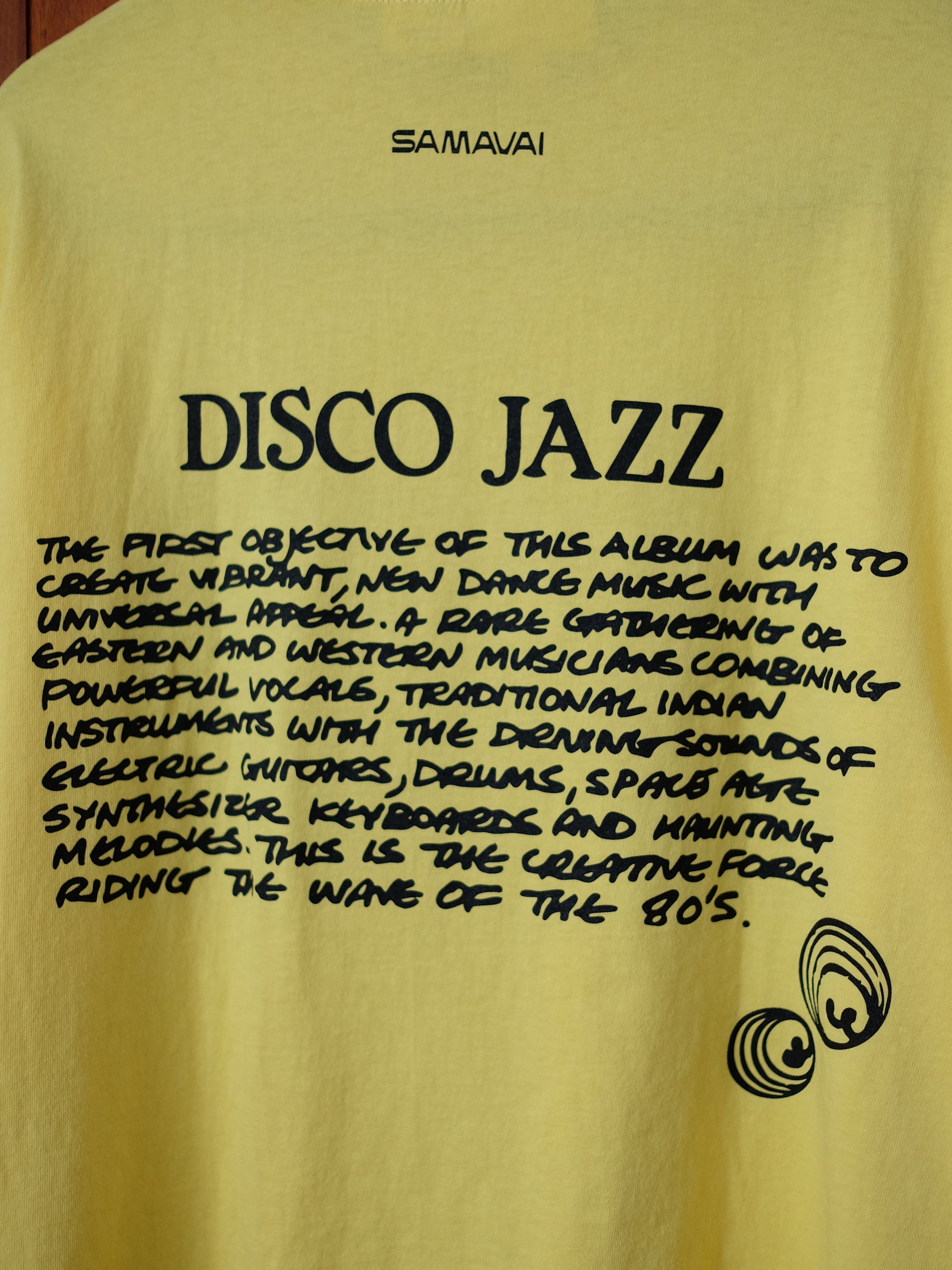 Liner Notes L/S Tee - Ghee Yellow