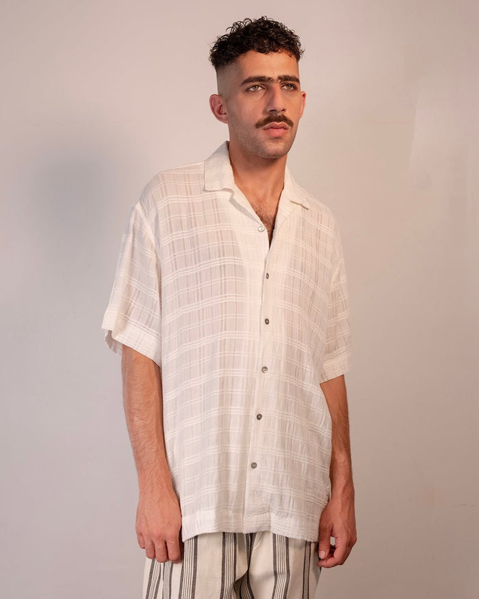 Partha Shirt - White Gauze