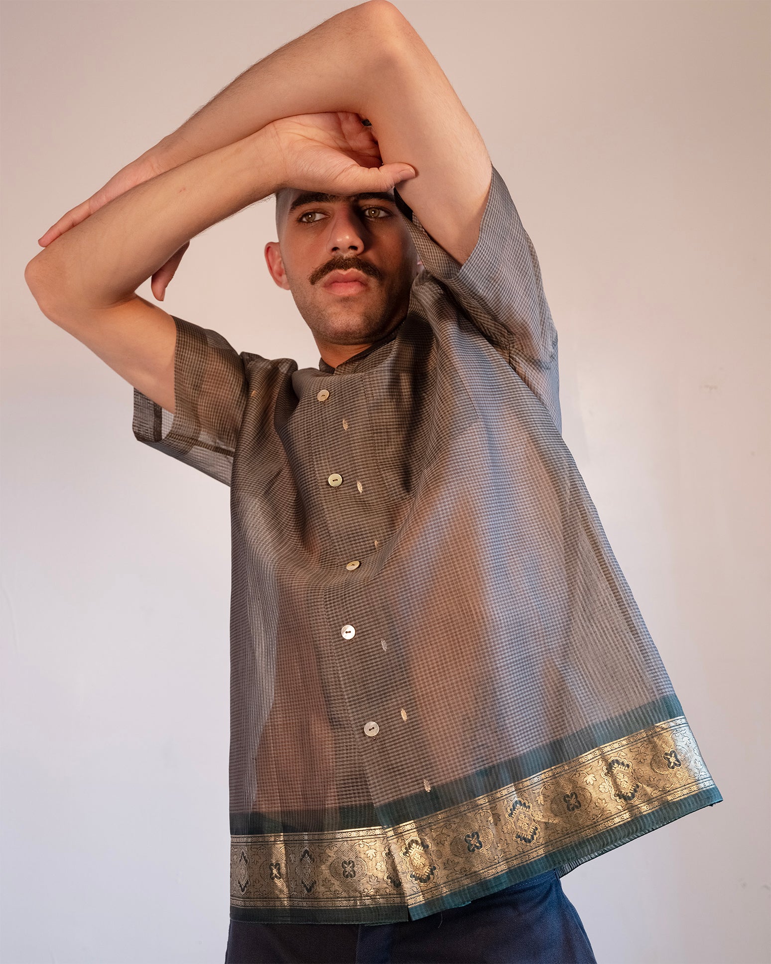 Vedavalli Sari Shirt 067