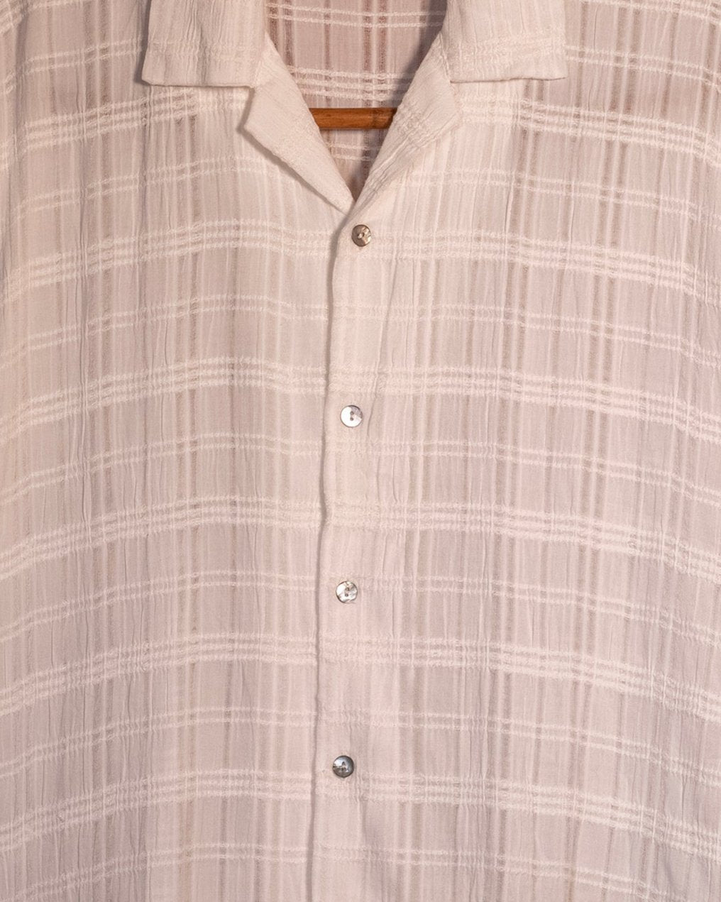 Vedavalli Shirt - White Gauze